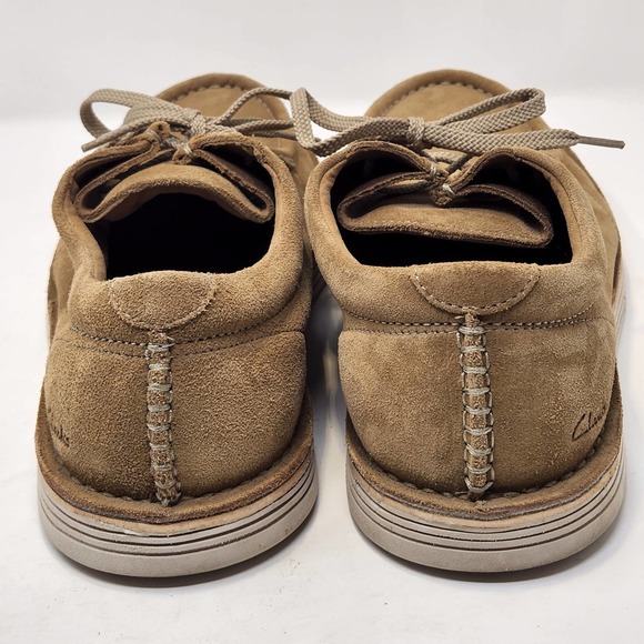 Clarks Collection Mens Forge Run Tan Suede Leather Slip On Loafer Shoes Size 12M main image 9